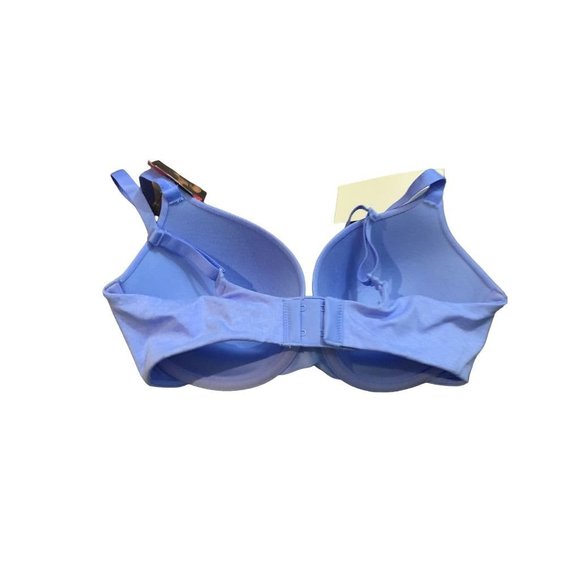 34D Lily of France Personalized Push Up Bra New Periwinkle Padded Underwire - Picture 7 of 8